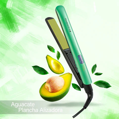 Combo Plancha + Cepillo Secador aguacate